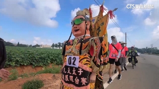 夯番薯「體感近40℃」　九天盃三太子環台大考驗