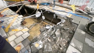 高雄大同醫院旁現2米深天坑　工地開罰9萬勒令停工