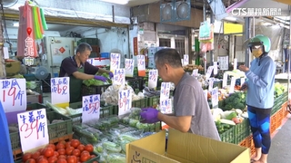 丹娜絲進逼！　農民搶收　台北小白菜批發價漲8成