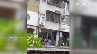 工人圖方便3樓空拋櫃子　碎木亂噴險傷路人屋主致歉