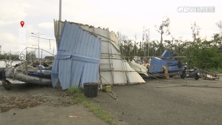 120年來首颱登陸嘉義布袋　丹娜絲13級風肆虐