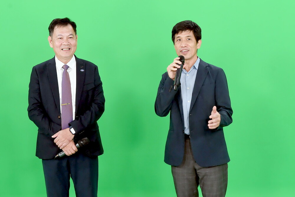 呂國臣署長與劉昌德總經理暢談此次合作