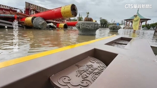 南鯤鯓代天府牌樓倒塌！　竟有人想趁火打劫偷木材