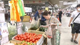 颱風後新菜價！　北市濱江市場「葉菜類」價格漲1成