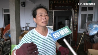 生死瞬間！　七股水淹民宅逾2米　兒爬屋頂救母