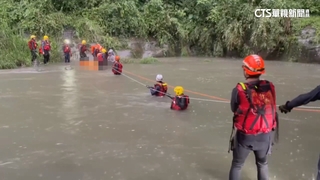 尖石錦屏溪溺水意外　64歲男卡岩縫救出已身亡