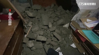 難擋連日大雨！　百年三合院磚牆吸水崩落　4口急安置