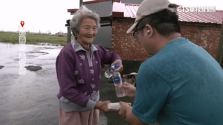 義竹部分村落仍停電　獨居老人靠外地兒女.義工送便當