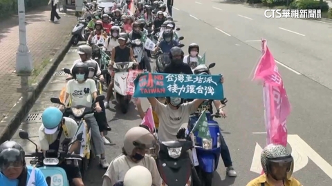 決戰台中! 「反共護台聯盟」車掃催票 蔣.韓合體藍委反罷
