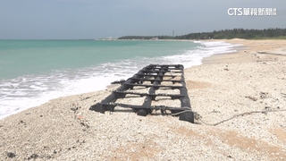 丹娜絲颱風吹毀屏東光電板　殘骸竟遠漂到澎湖