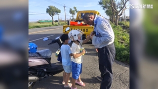 7天未見面！　爸爸助搶修電力　妻帶孩探班短暫團圓