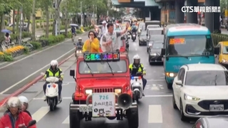 蘇巧慧邀曹興誠聯合掃街　新北雙和車隊出動催罷免