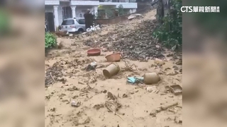 慘況曝光！　南投暴雨土石流　淹沒半層樓民宅
