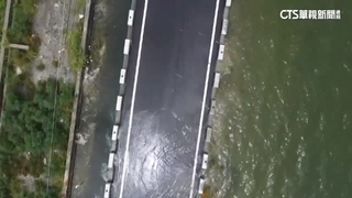 堤防潰決.海水倒灌　台南七股「變汪洋」　水利局緊急搶修