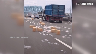 台74線「大量衛生紙隨風飄」　駕駛憂視線被擋急刹險象環生