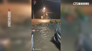 雨彈炸六龜！　和平溪暴漲　滾滾泥流「直衝民宅」