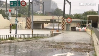雨彈狂炸台南！　地下道變泳池.安南區水淹20公分