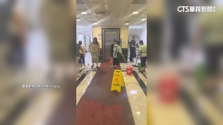 雨彈狂炸台北！　水淹進立法院急拿沙包阻擋