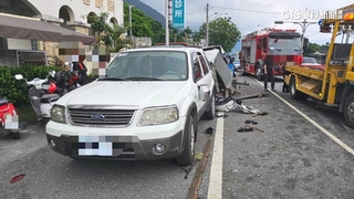 剛停好車步行去看診...　夫婦慘遭高速衝撞1死1傷
