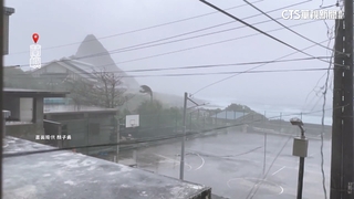 楊柳威力驚！14級強風襲蘭嶼　居民：一夜都不敢睡