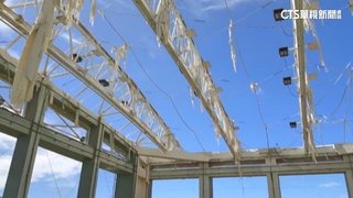 母校棒球場牛棚天花板遭颱風吹掀　國手陳世展：盼多關心