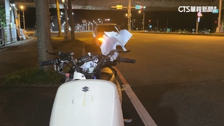 騎士雙載疑車速過快　自撞路樹及電桿1死