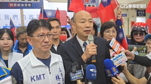 韓國瑜挺林思銘喊團結 罷團兵分3路搶票