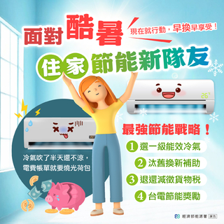 「冷氣汰舊換新」補助！　符資格領最高5000元　只到10月底