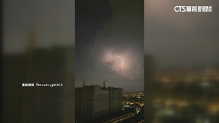 雷雨炸南部！　瞬間變天閃電狂閃　旗津3227戶停電