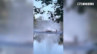 法國救火直升機值勤失控　墜湖解體消防員無礙