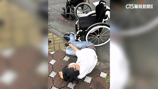 台南人行道高低不平　無障礙協會理事長坐輪椅摔傷