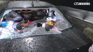 台中惡煞凌晨砸車傷人　1人多處撕裂傷送醫