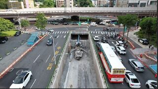 公館圓環施工首個上班日　李四川：車流順暢.達到預期效果