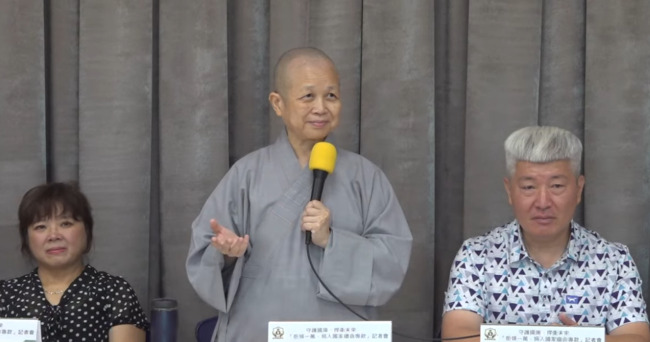 遭林思銘嗆少碰政治、要六根清淨　釋昭慧反批：外行裝內行 盡量別班門弄斧 | 華視新聞