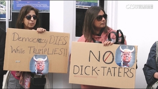 川普和梅蘭妮亞抵倫敦　英外相.子爵赴機場迎接