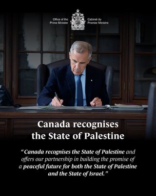 加.澳.英.葡相繼宣布　正式承認巴勒斯坦國