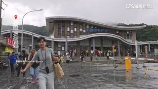 第一線直擊！　馬太鞍堰塞湖持續溢流　警報大響急避難