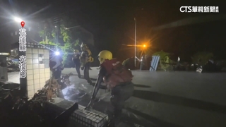 水位上升光復高職師生受困！　搜救人員引導撤離
