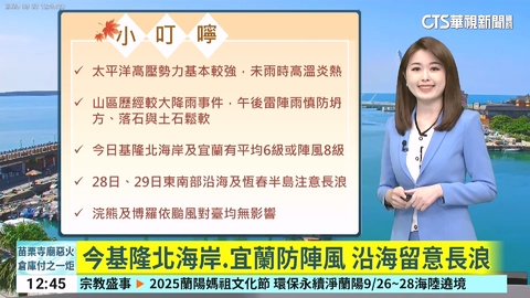 今各地高溫32至36度 新北防38度極端高溫
