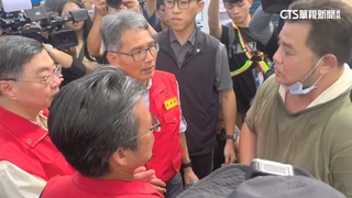 卓榮泰再到花蓮勘災　志工當面怨物資分配不均