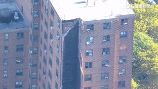 紐約住宅瓦斯氣爆　大樓一角遭炸出大缺口