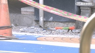 華陰街大樓磁磚掉落砸中1男倒地　總幹事：願賠償
