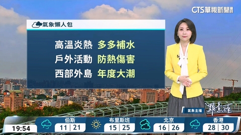 颱風外圍雲系花東屏陣雨 東半部恆春半島留意長浪