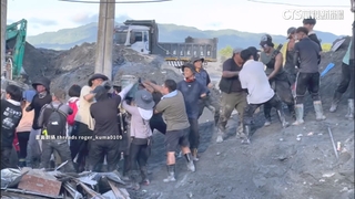 花蓮光復災區持續開挖防波堤　尋失蹤災民下落