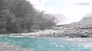 馬太鞍堰塞湖裝新水位計　蓄水量剩155萬噸