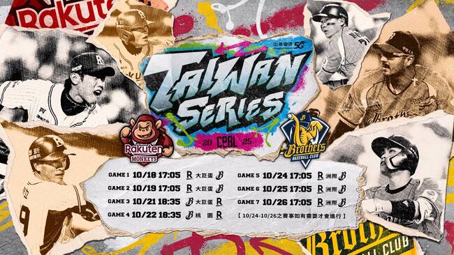 台灣大賽10/18開打　中職總冠軍猿象6度交鋒　頒獎典禮11/5高雄舉行 | 華視新聞