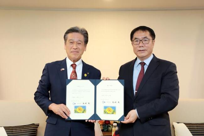 日本那珂市宣布設立「台南道」　黃偉哲：盼兩市友誼傳承下一代 | 華視新聞