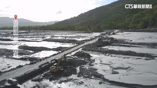 馬太鞍溪堰塞湖調降常態警戒　季連成：新湖已不存在