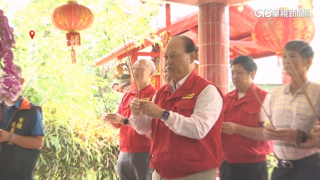 【台語新聞】季連成參拜百年老祠　為花蓮光復祈福「免災難」 | 華視新聞