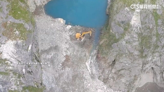 燕子口堰塞湖引流奏效　魯丹橋積水痕退2公尺